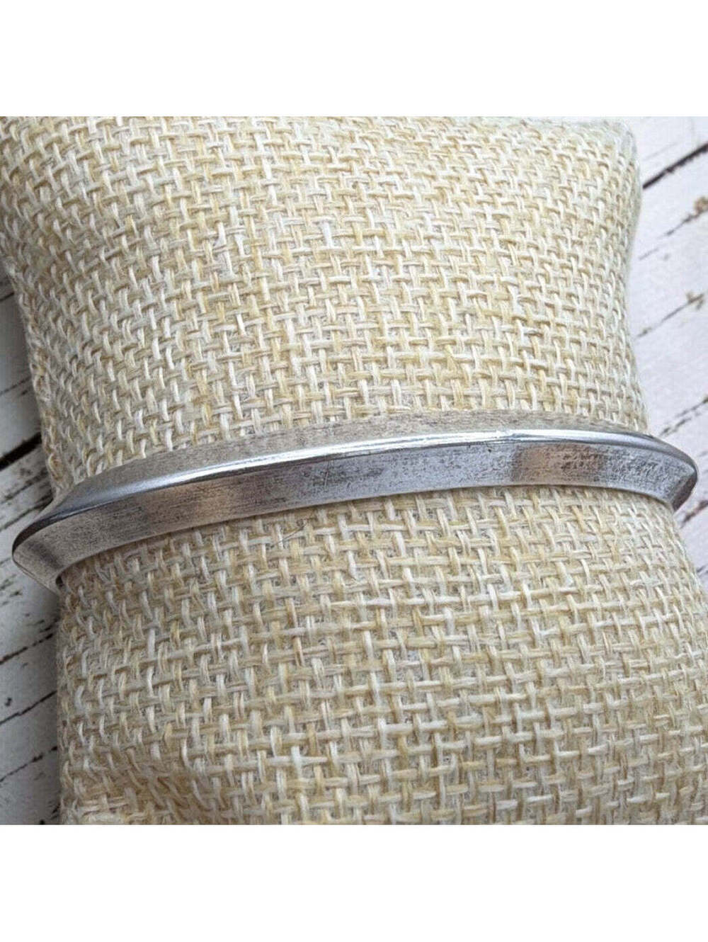 Thick Sterling Vintage Cuff - Picture 3 of 3